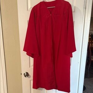 Elegant Red High Low Dress